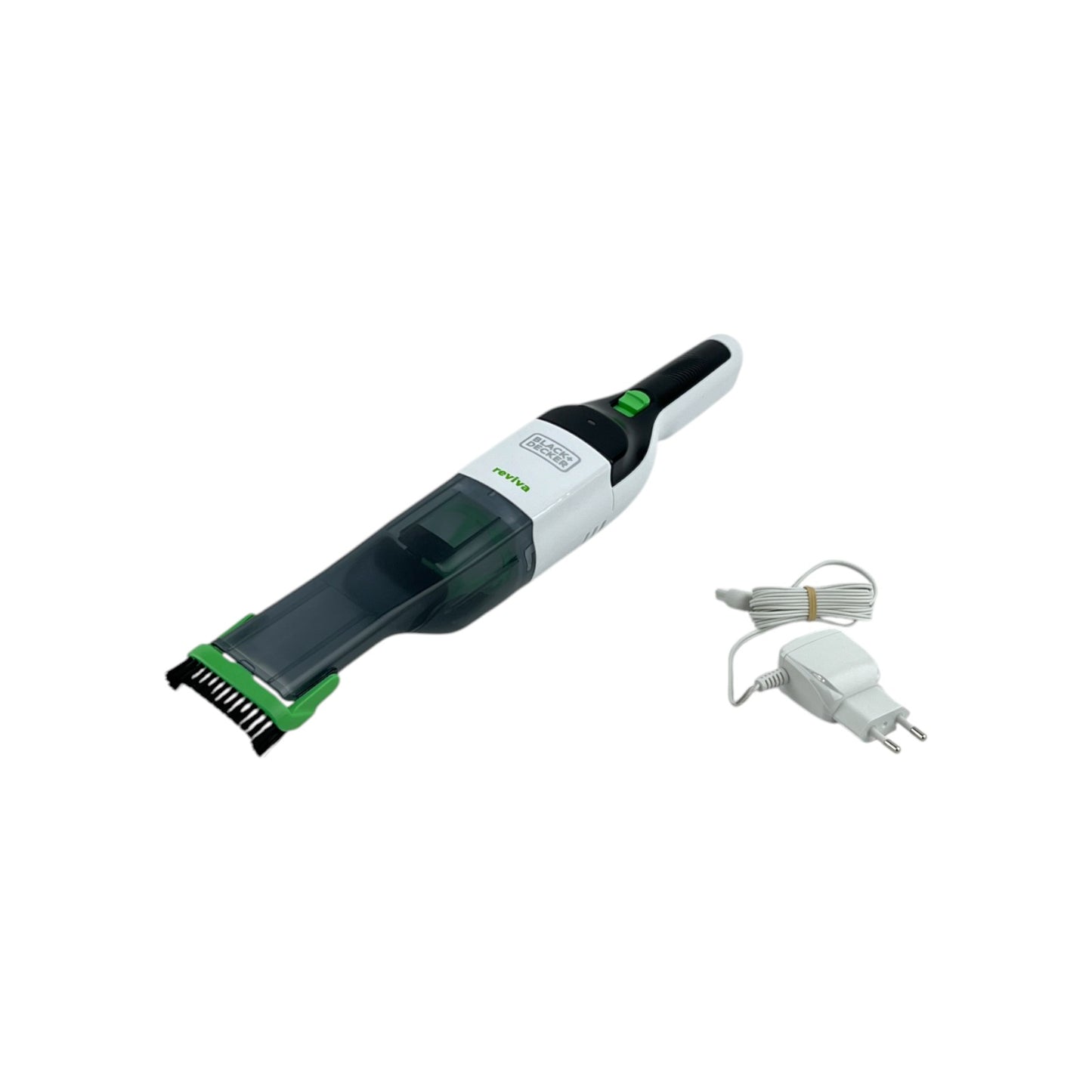 Black&Decker Reviva Akku-Handstaubsauger 7.2V 2.0Ah Li-Ion 17AW 125ml Weiß Grün | Retourware