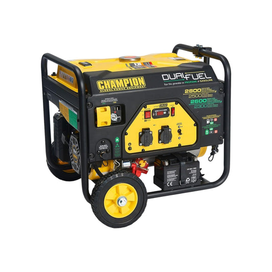 Champion 2800 Watt Benzin 2600 Watt Gas Generator Notstromaggregat 230V EU | Neu