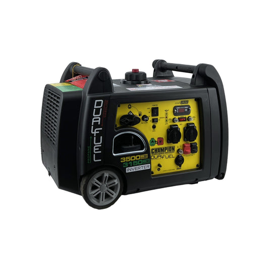 Champion Dual Fuel Inverter 3500W Benzin 3150W Gas Stromerzeuger E-Start 230V | Retourware