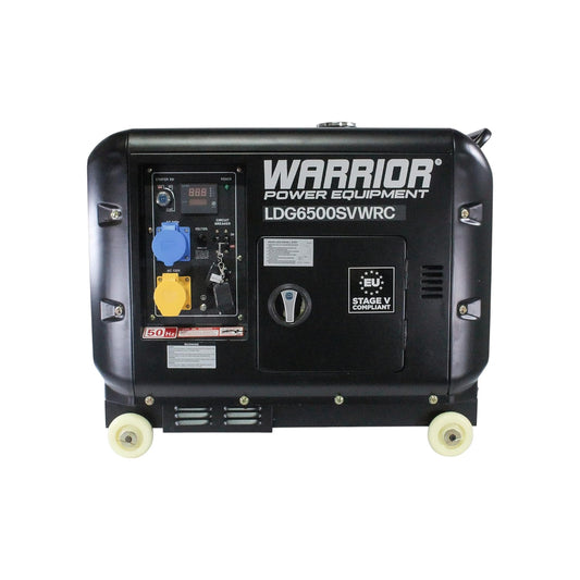 WARRIOR LDG 6500ER LDG6500SVWRC-EU AVR Diesel Heizöl Notstromaggregat Generator | Neu