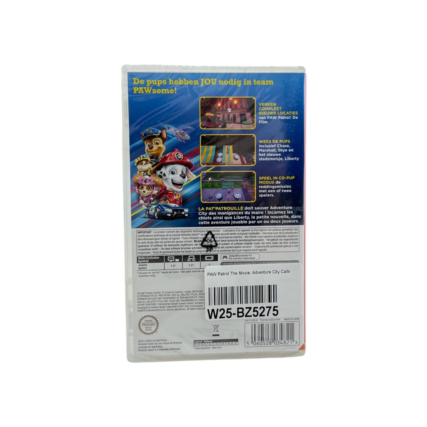 Nintendo Switch Paw Patrol Adventure City Calls - ABENDTEUERSTADT RUFT | Neu