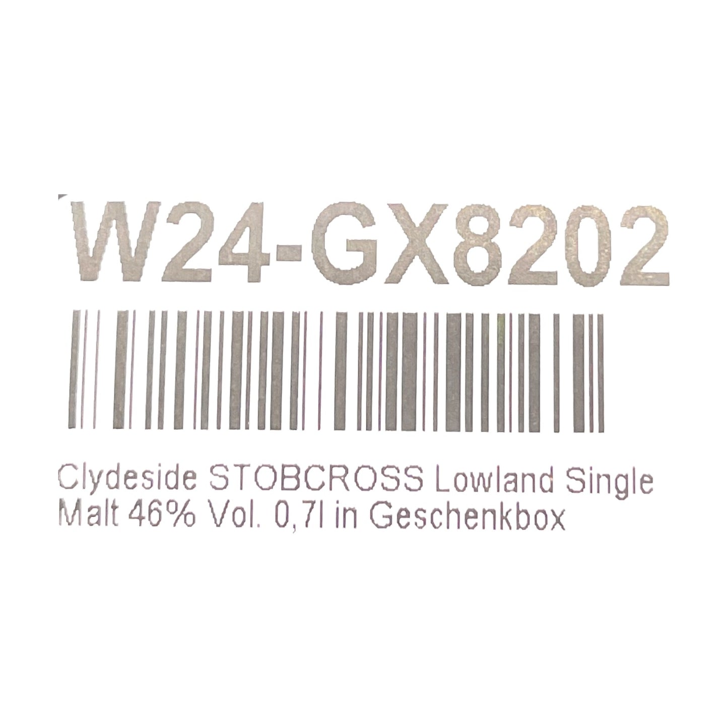 Clydeside Stobcross Lowland Single Malt Scotch Whisky 1 x 0,7l Alkohol 46% vol. | Neu