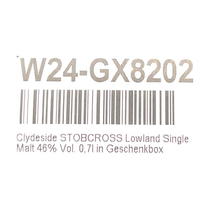Clydeside Stobcross Lowland Single Malt Scotch Whisky 1 x 0,7l Alkohol 46% vol. | Neu