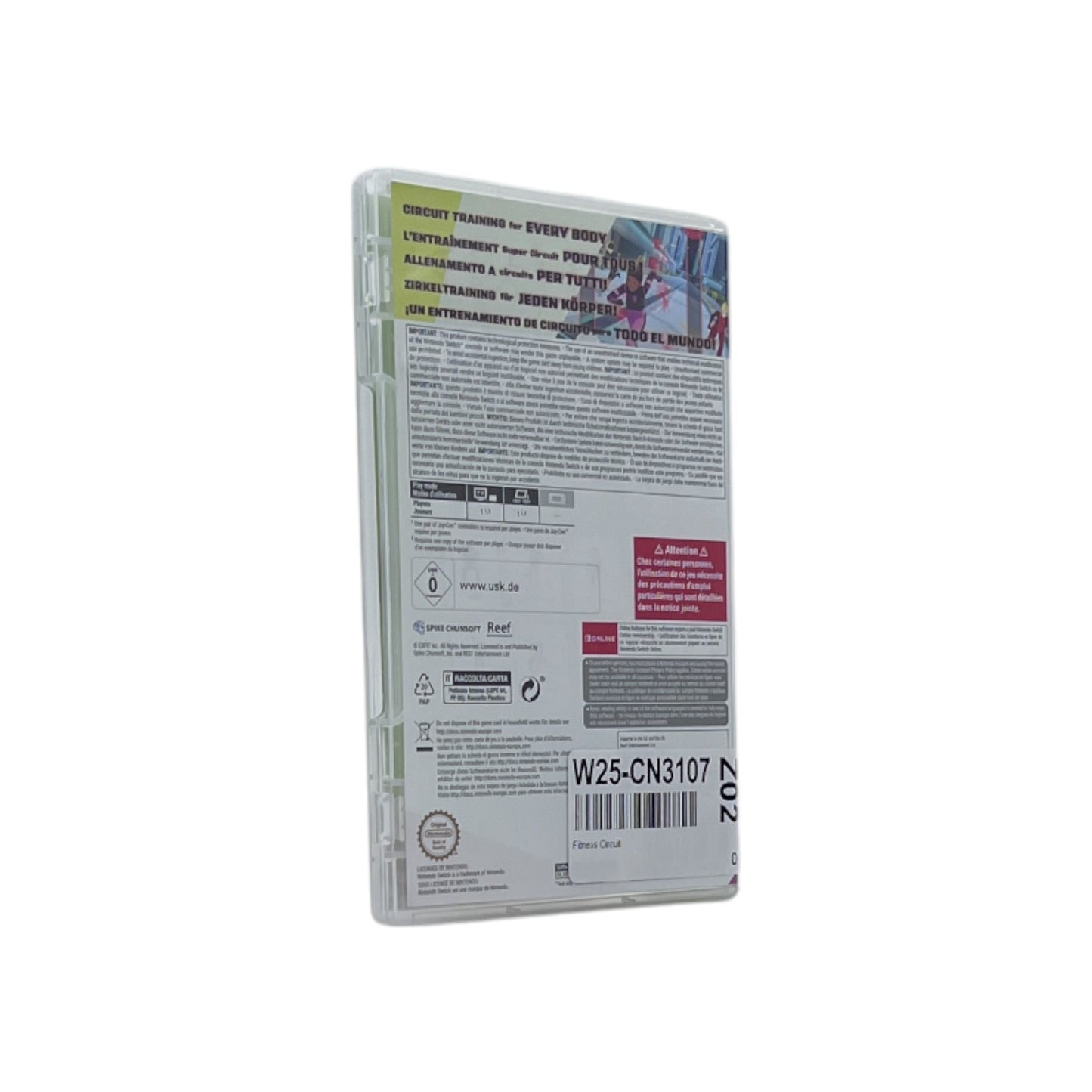 Fitness Circuit Nintendo Switch Sportspiel Single-/Multiplayer USK:0 | Retourware