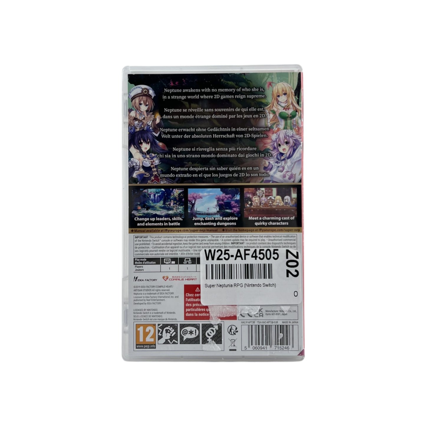 Compile Heart Super Neptunia RPG Nintendo Switch Rollenspiel Actionspiel | Retourware
