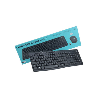 Logitech MK295 kabelloses Tastatur-Maus-Set SilentTouch Shortcut-Tasten QWERTYus | Retourware