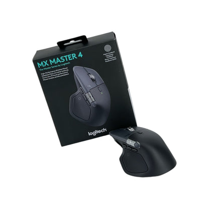 Logitech MX Master 4 Maus kabellos ergonomisch haptisches Feedback Bluetooth | Neu