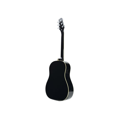 STAGG Gitarre Slope Shoulder Dreadnought Gitarre Hochglanz Schwarz | Retourware