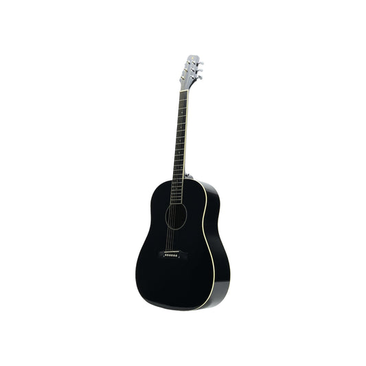 STAGG Gitarre Slope Shoulder Dreadnought Gitarre Hochglanz Schwarz | Retourware