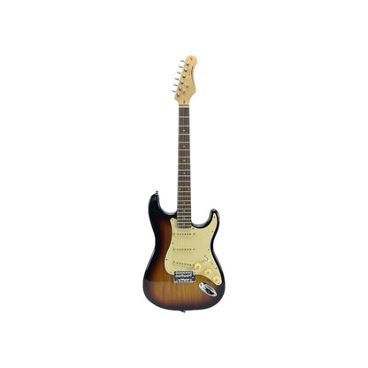 STAGG E-Gitarre Gitarre Standard S massiv Sunburst brillant | Retourware