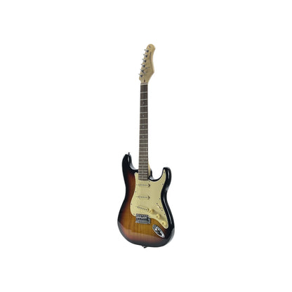 STAGG E-Gitarre Gitarre Standard S massiv Sunburst brillant | Retourware