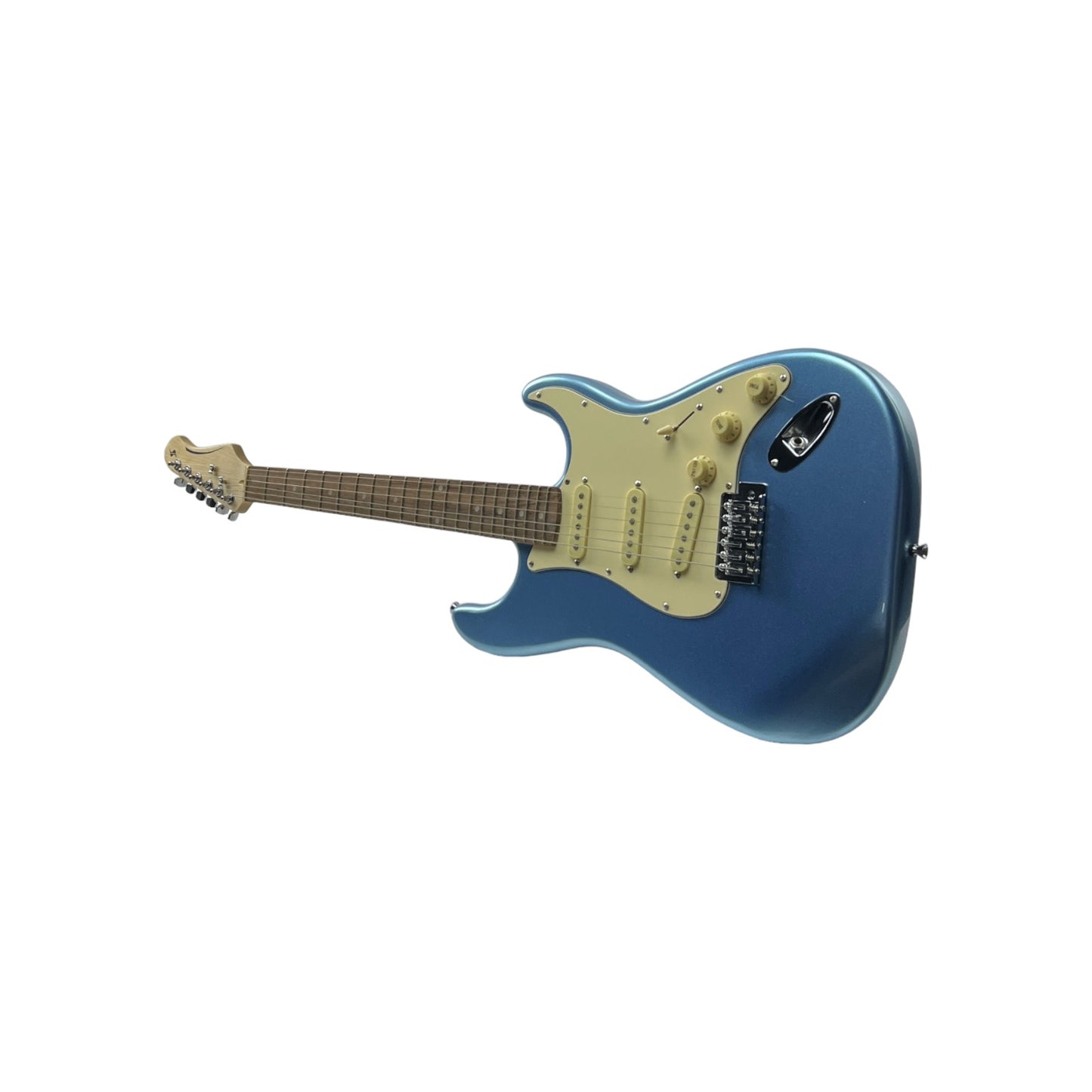 STAGG E-Gitarre Gitarre Standard S Paulownia massiv Ice Blue Metallic | Retourware