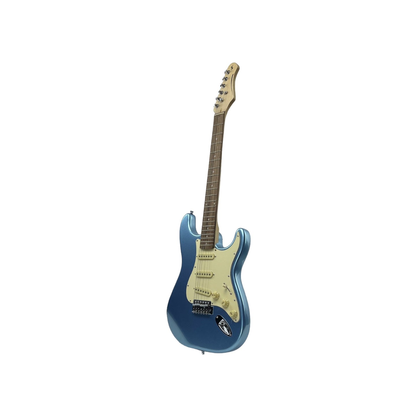 STAGG E-Gitarre Gitarre Standard S Paulownia massiv Ice Blue Metallic | Retourware