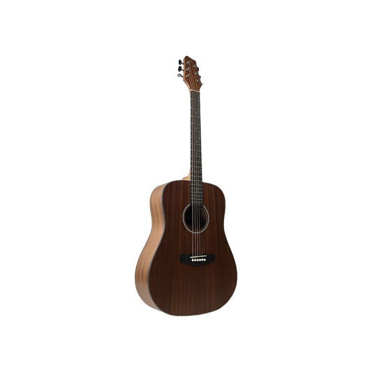 STAGG Dreadnought Gitarre Sapele Decke Naturfinish | Retourware