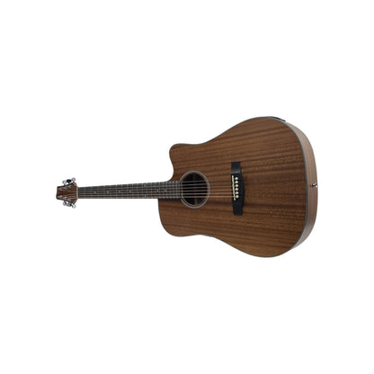 STAGG E-Gitarre Gitarre Dreadnought Cutaway Offenporig Natur | Retourware