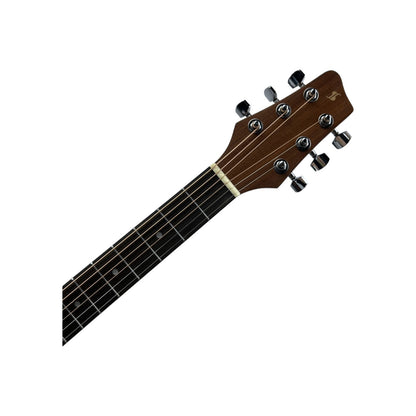 STAGG E-Gitarre Gitarre Dreadnought Cutaway Offenporig Natur | Retourware