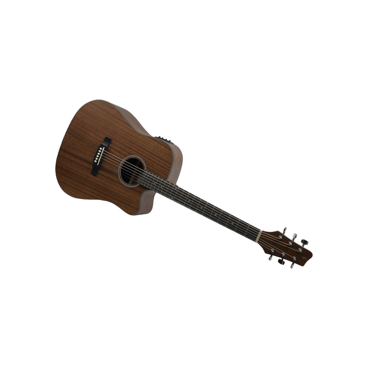 STAGG E-Gitarre Gitarre Dreadnought Cutaway Offenporig Natur | Retourware