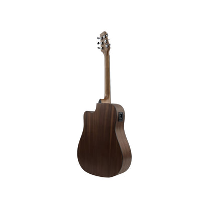 STAGG E-Gitarre Gitarre Dreadnought Cutaway Offenporig Natur | Retourware