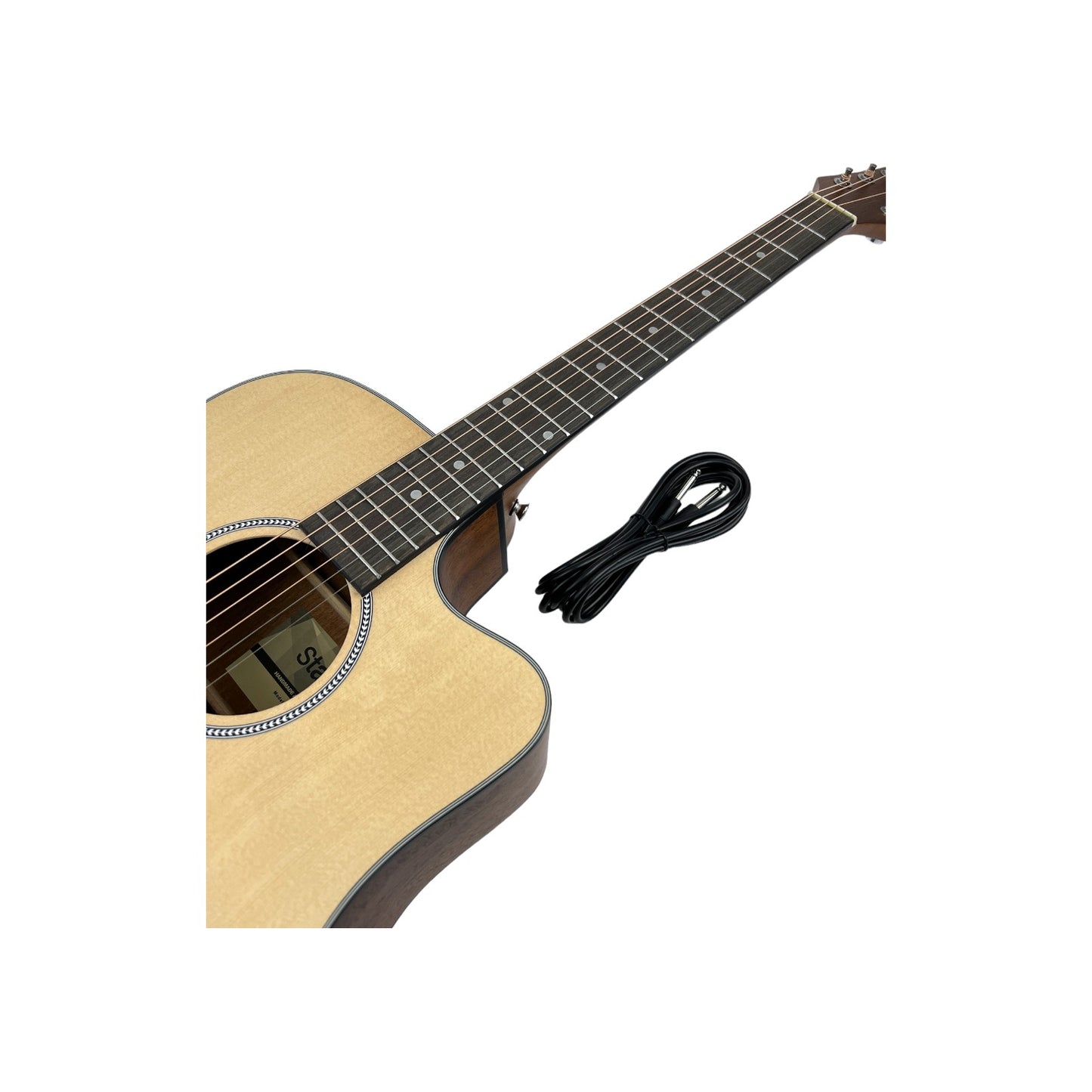 Stagg SA25 DCE Spruce Elektroakustische Gitarre Dreadnought Cutaway | Retourware