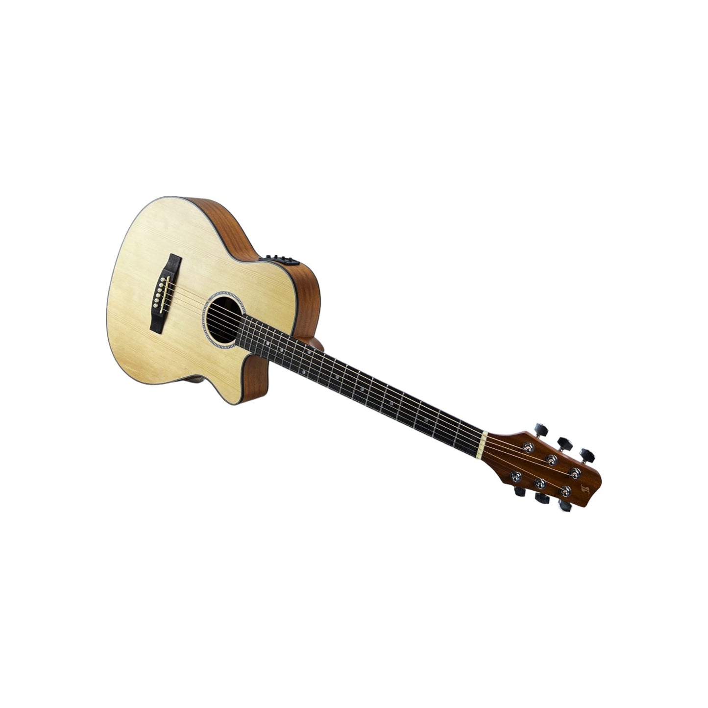 STAGG E-Gitarre Gitarre Cutaway Offenporig Natur | Retourware