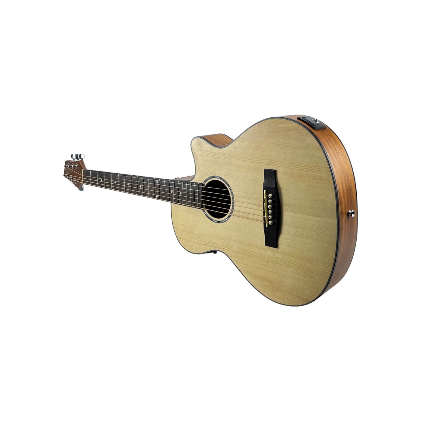 STAGG E-Gitarre Gitarre Cutaway Offenporig Natur | Retourware