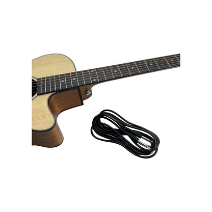 STAGG E-Gitarre Gitarre Cutaway Offenporig Natur | Retourware