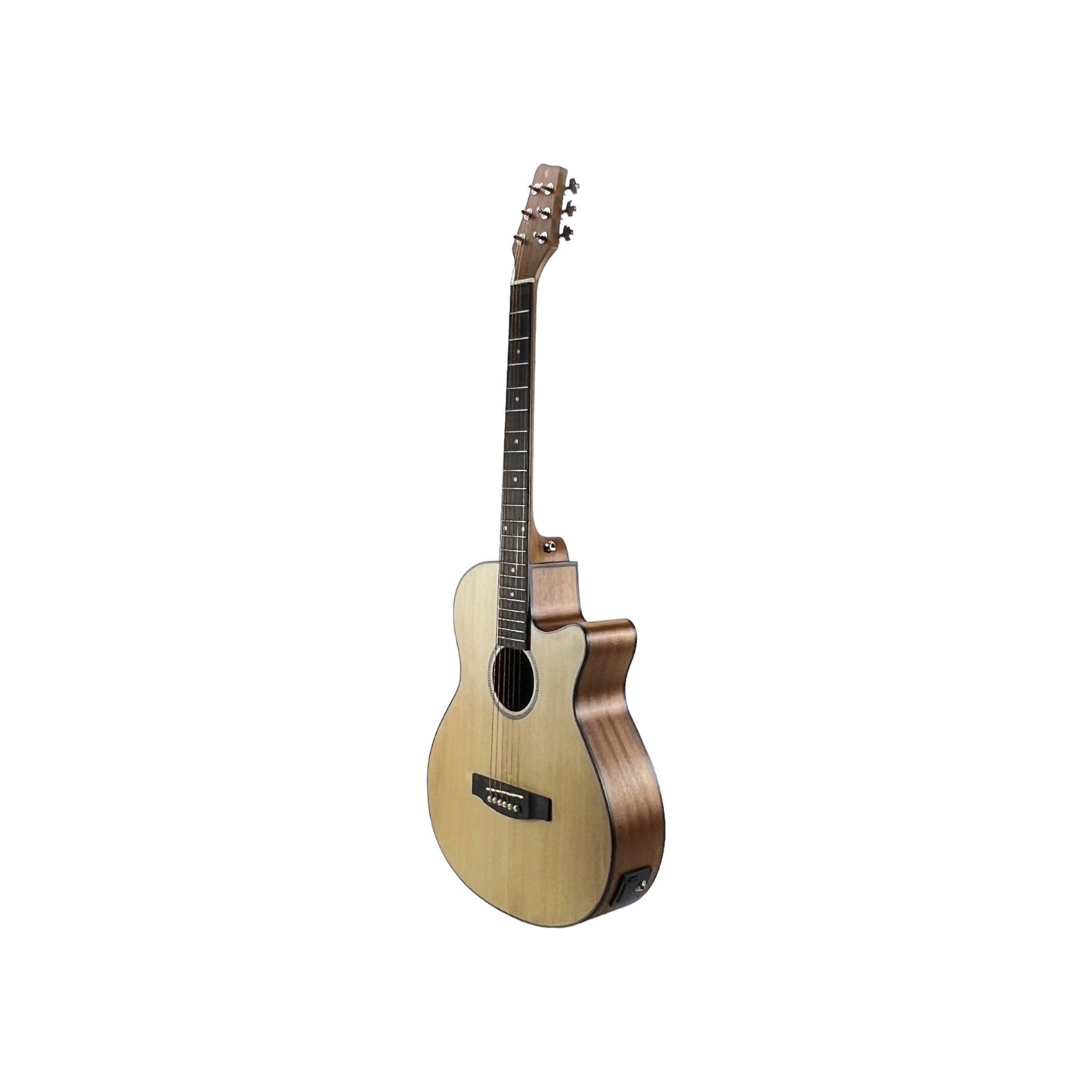 STAGG E-Gitarre Gitarre Cutaway Offenporig Natur | Retourware