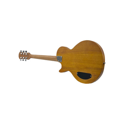 STAGG E-Gitarre Gitarre Standard Mahagonikorpus flacher Decke Vintage Yellow | Retourware