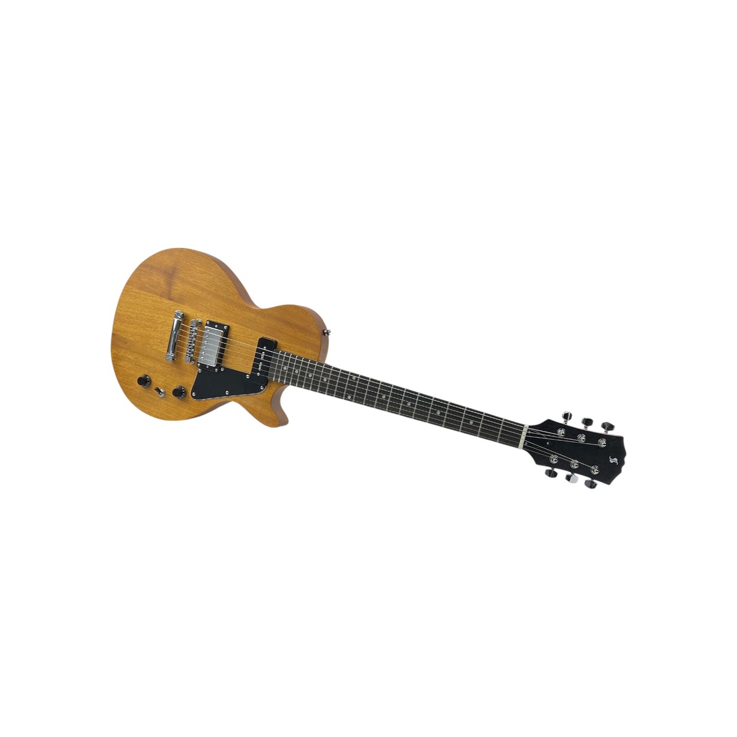 STAGG E-Gitarre Gitarre Standard Mahagonikorpus flacher Decke Vintage Yellow | Retourware