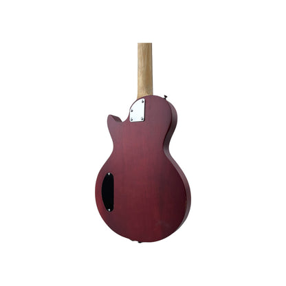 STAGG E-Gitarre Gitarre massivem Mahagonikorpus flacher Decke Offenporig Cherry | Retourware