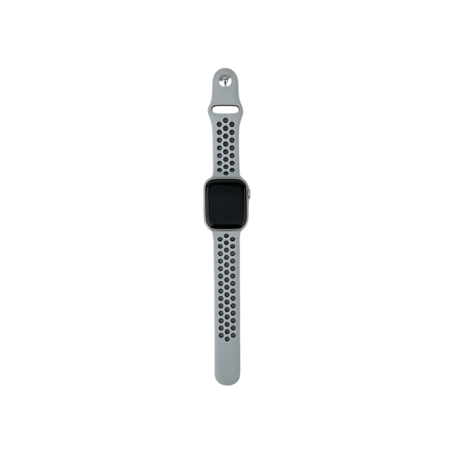 Apple Watch 7 GPS Aluminium Polarstern 45 mm Sportarmband Pure Nike Platinum/…