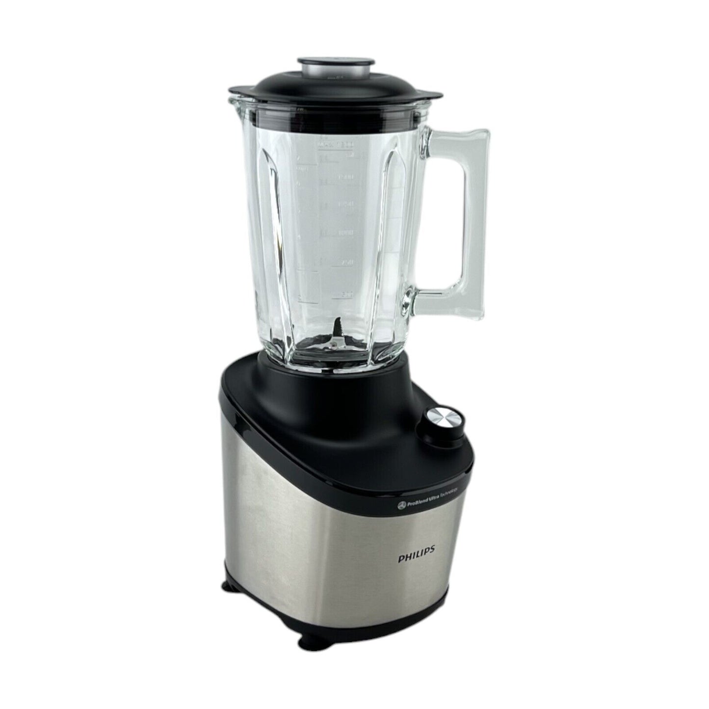 Philips Standmixer 1500W 12 Stufen 2 Liter Display Glas Edelstahl Schwarz