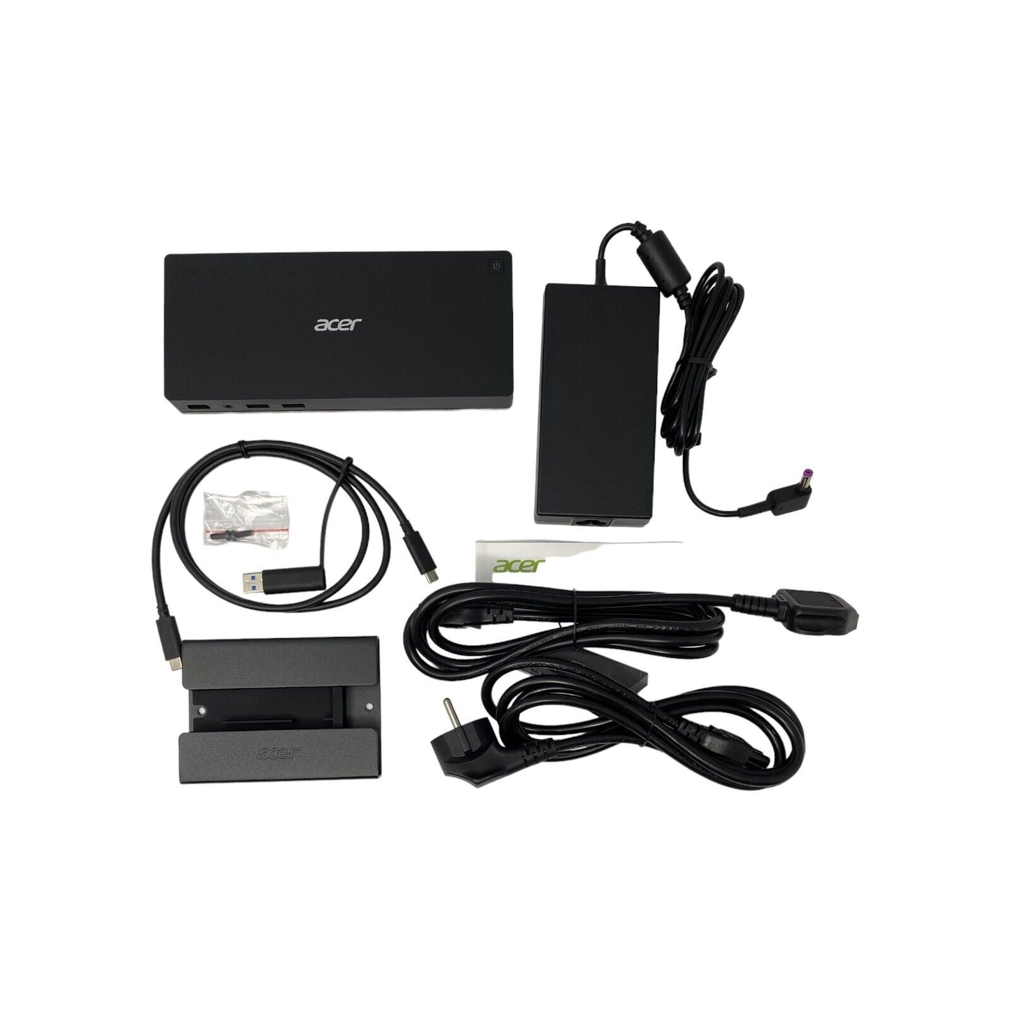 Acer Type-C USB Docking Station II Computer PC 135 Watt HDMI DP 2019 Schwarz