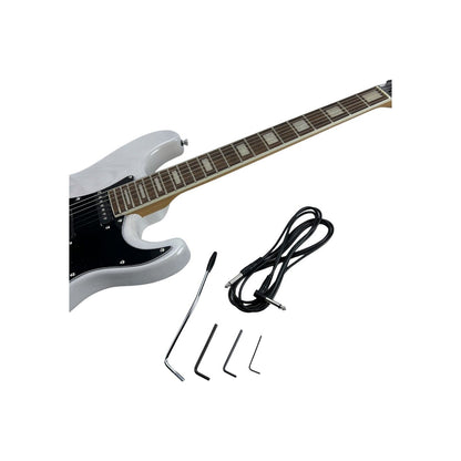 STAGG E-Gitarre Gitarre Korpus massiver Erle White Blond