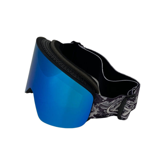 Lingda Obaolay Skibrille 1-Teilig Uv-Schutz Brillenmagnetwechselsystem Blau