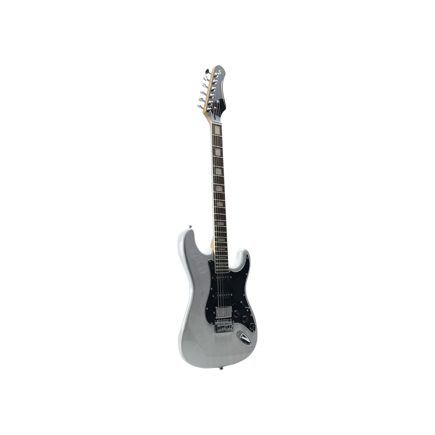 STAGG E-Gitarre Gitarre Korpus massiver Erle White Blond