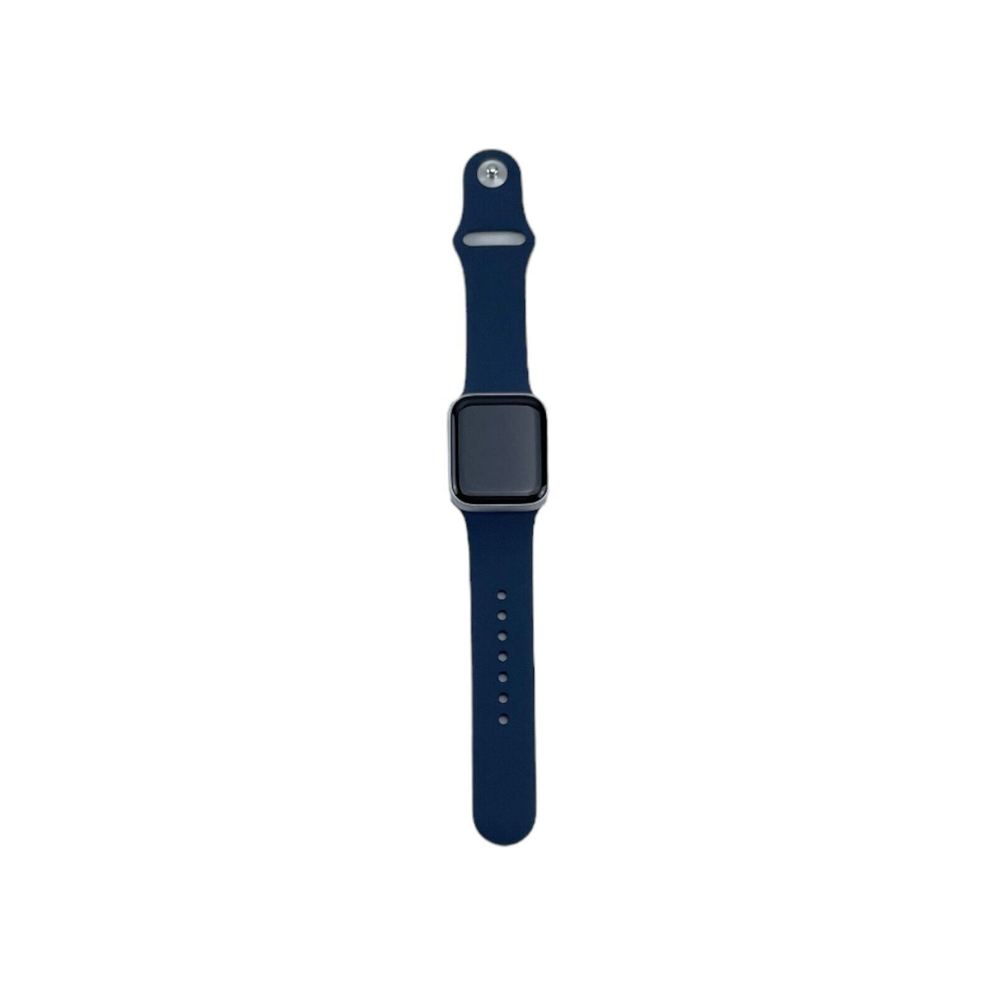 Apple Watch SE 2 Cellular Aluminium Silber 40 mm Sportarmband Sturmblau