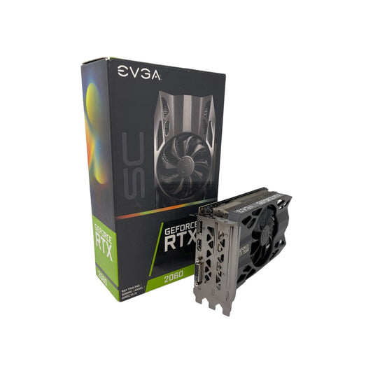 EVGA GeForce RTX 2060 SC Gaming Grafikkarte 6GB GDDR6 GraKa DVI HDMI DP