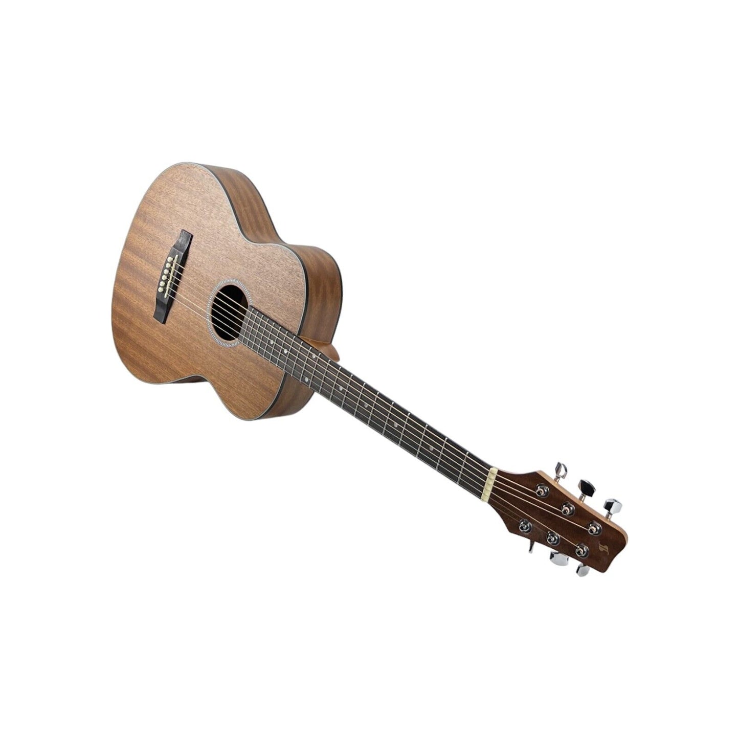 STAGG Gitarre Akustische Gitarre Sapele Decke Offenporig Natur