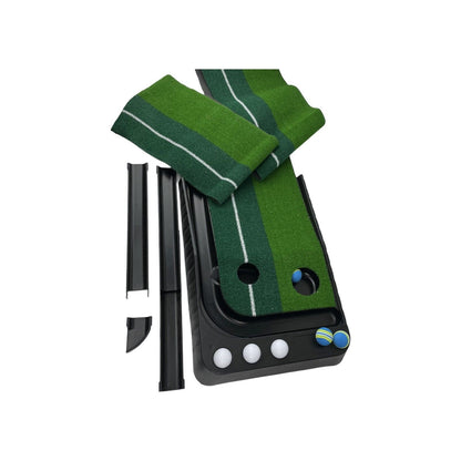 Yingjee Mini Golf Mat Putting Mat Professional Portable Putter + 6 Golf Balls