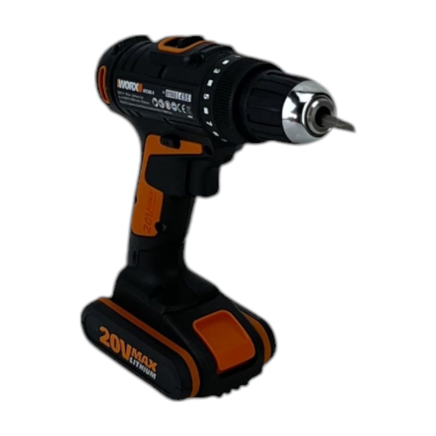 Worx WX166.4 Akku Bohrmaschine Schrauber 2.0Ah 20V 40Nm 16 Drehmomentstufen