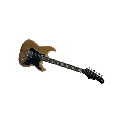 STAGG E-Gitarre Gitarre Korpus massiver Erle Natur