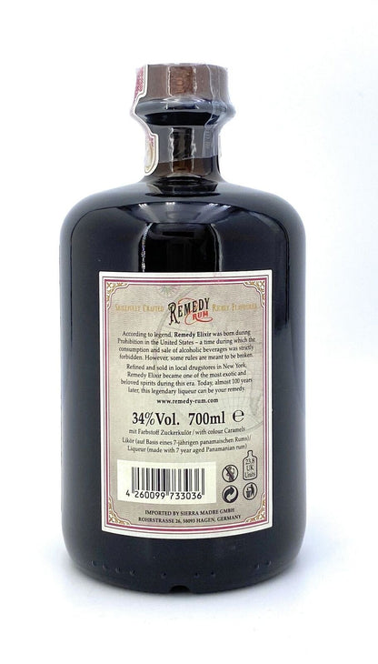 Remedy Rum Elixir + Glas 34% Vol. Alkohol 0,7l Flasche