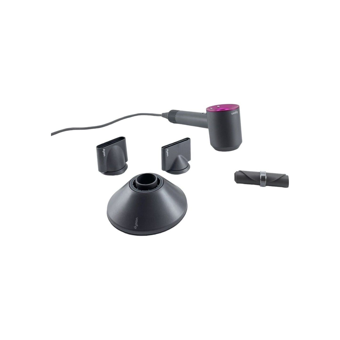 Dyson Supersonic HD01 Haartrockner 3 Heizstufen 1600W Grau/Fuchsia - Sehr Gut