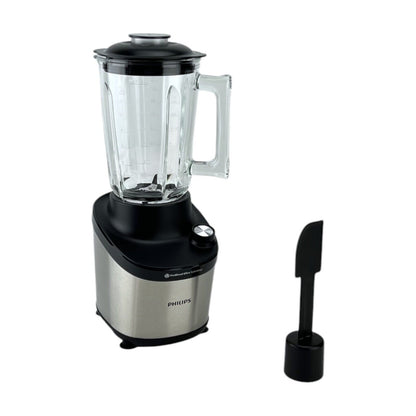 Philips Standmixer 1500W 12 Stufen 2 Liter Display Glas Edelstahl Schwarz