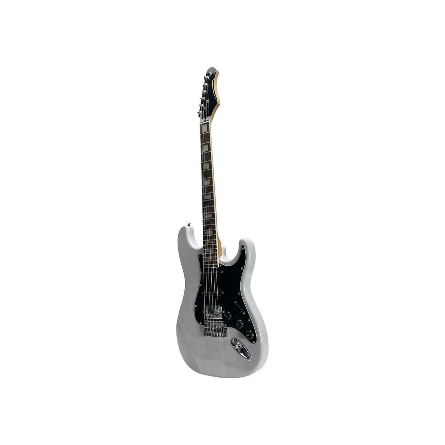 STAGG E-Gitarre Gitarre Korpus massiver Erle White Blond