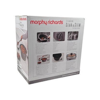 Morphy Richards 460022 Anbraten Und Eintopfen Titan 3 5 Liter Oval Aluminium