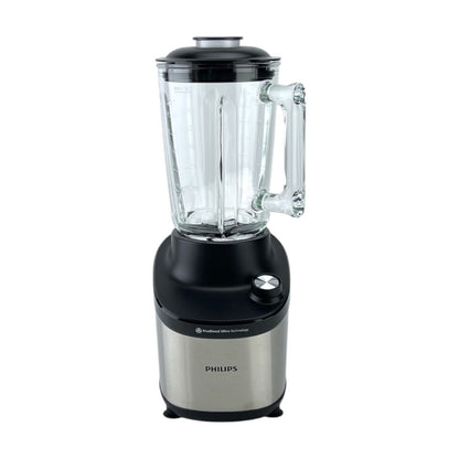 Philips Standmixer 1500W 12 Stufen 2 Liter Display Glas Edelstahl Schwarz