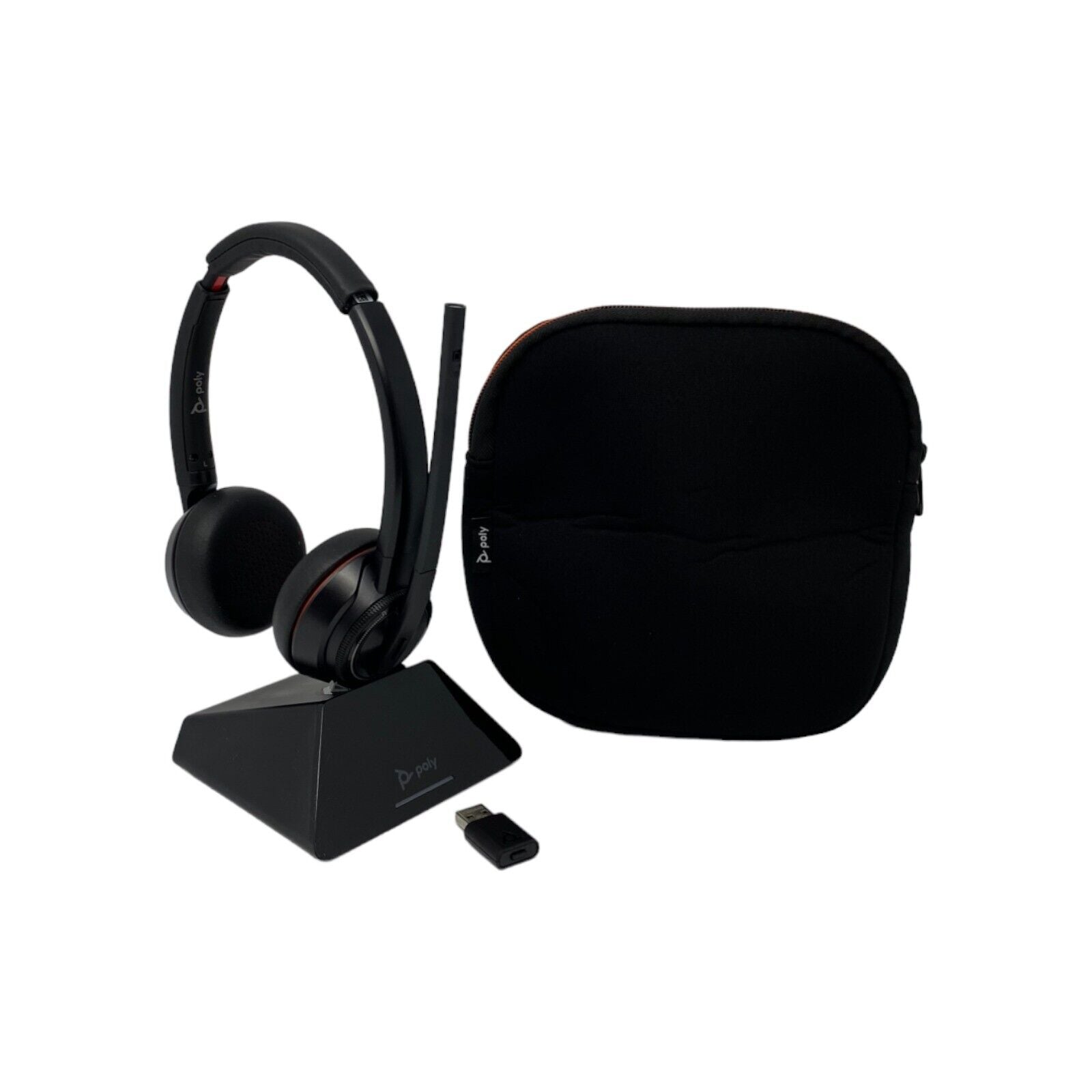 Poly Savi 8220 Uc Usb-A Stereo Dect Headset Kopfbügel Microsoft Teams Schwarz Computer Tablets &