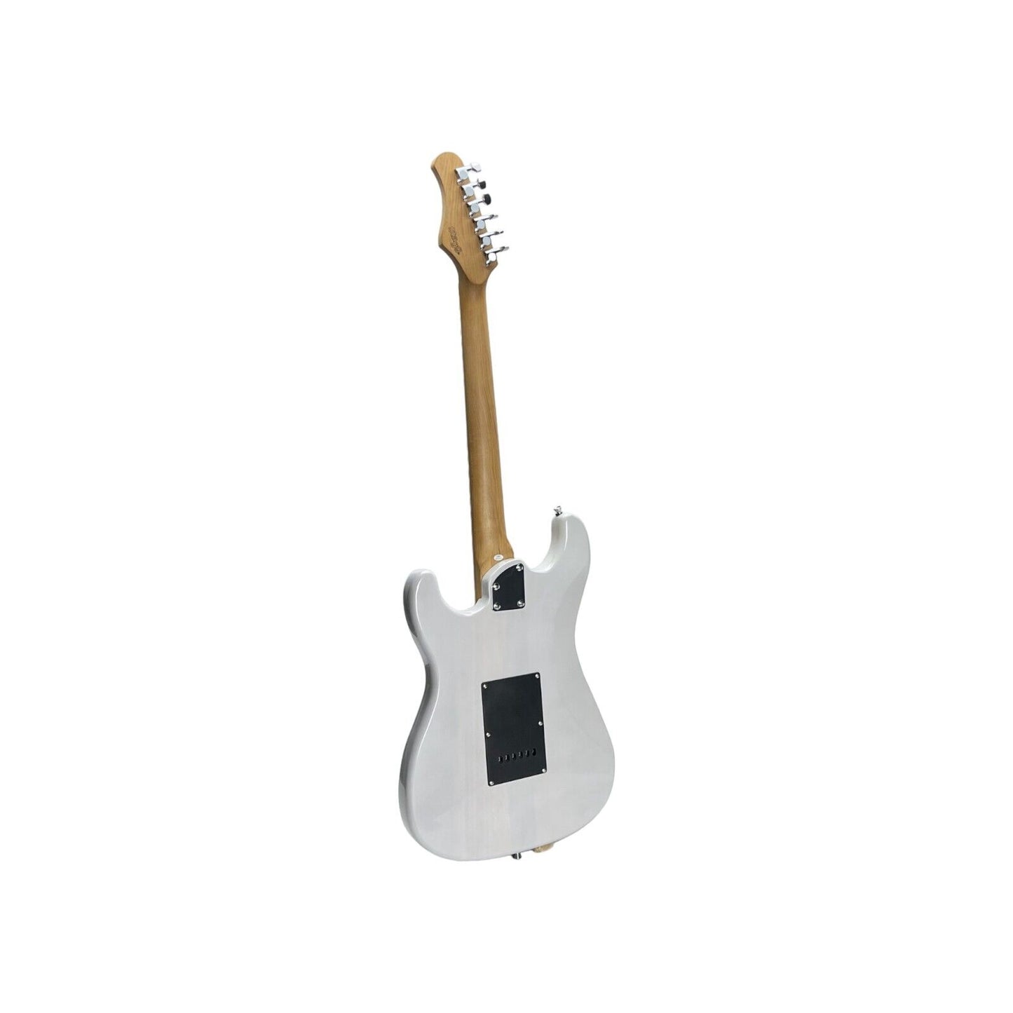 STAGG E-Gitarre Gitarre Korpus massiver Erle White Blond